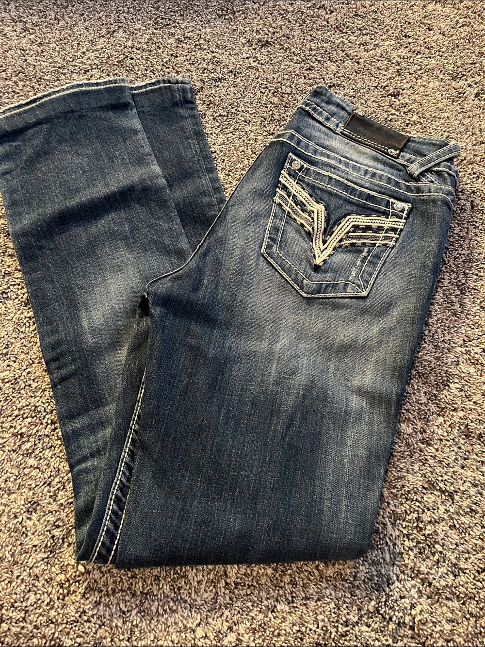Vigoss Straight Leg Jeans Vigoss Chelsea Distressed Jeans